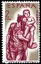 Spain 1962 Berruguete 2 PTS Purpura y Gris Edifil 1441